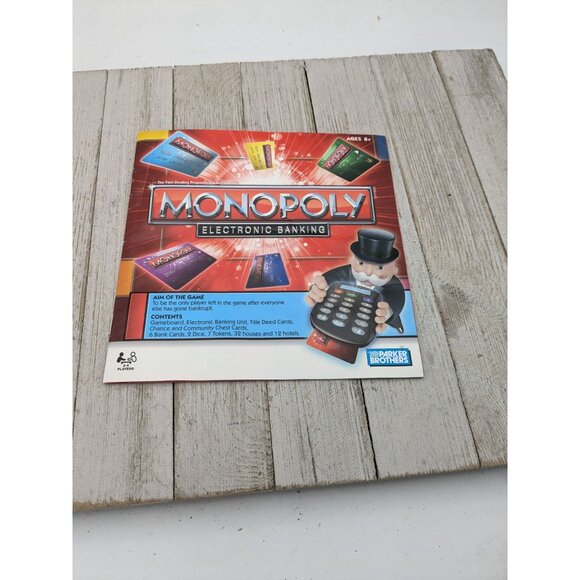Monopoly Electronic Banking 2011 Replacement Game Board Instructions - Picture 7 of 12